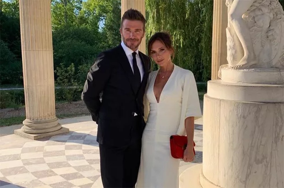 David e Victoria Beckham — Foto: Reprodução / Instagram