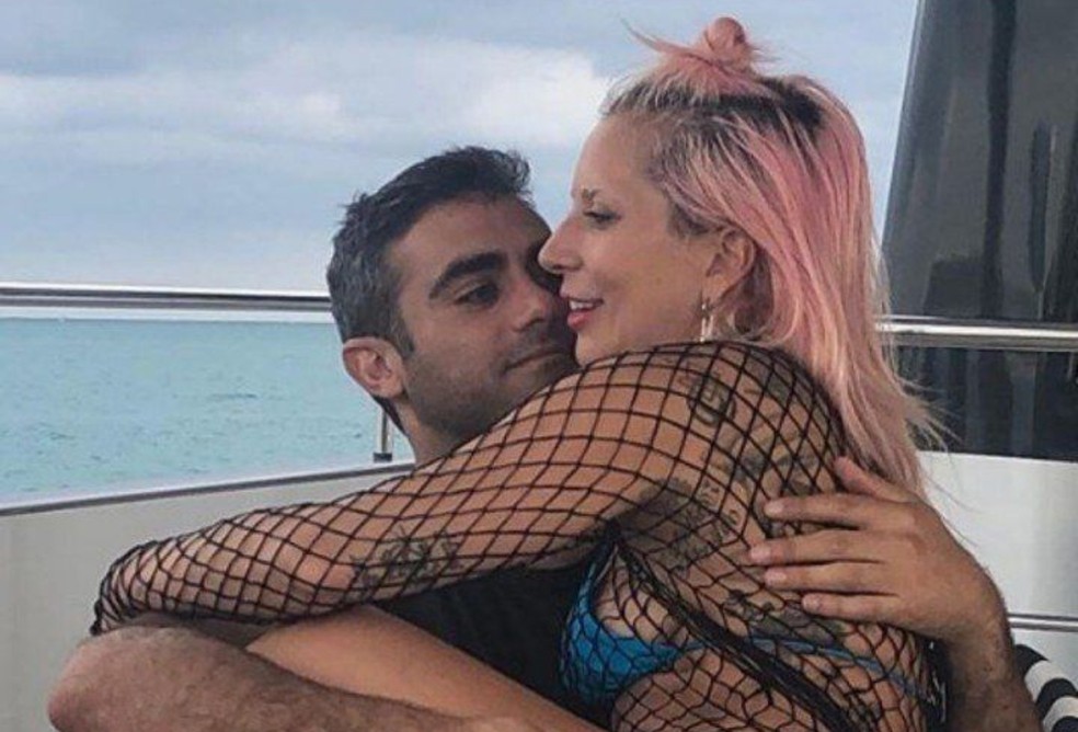 Lady Gaga e Michael Polansky — Foto: Reprodução/ Instagram