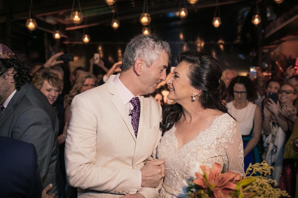 Débora Oliveira se casou com o holandês Ruud Dankers em 2017 — Foto: Arquivo pessoal
