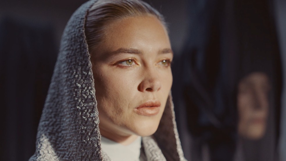 Florence Pugh no trailer final de 'Duna 3' — Foto: Divulgação/Warner Bros