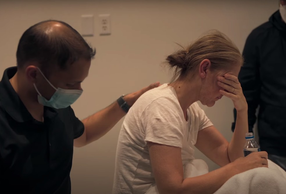 Céline Dion no documentário 'Eu Sou Céline Dion' — Foto: Reprodução/YouTube