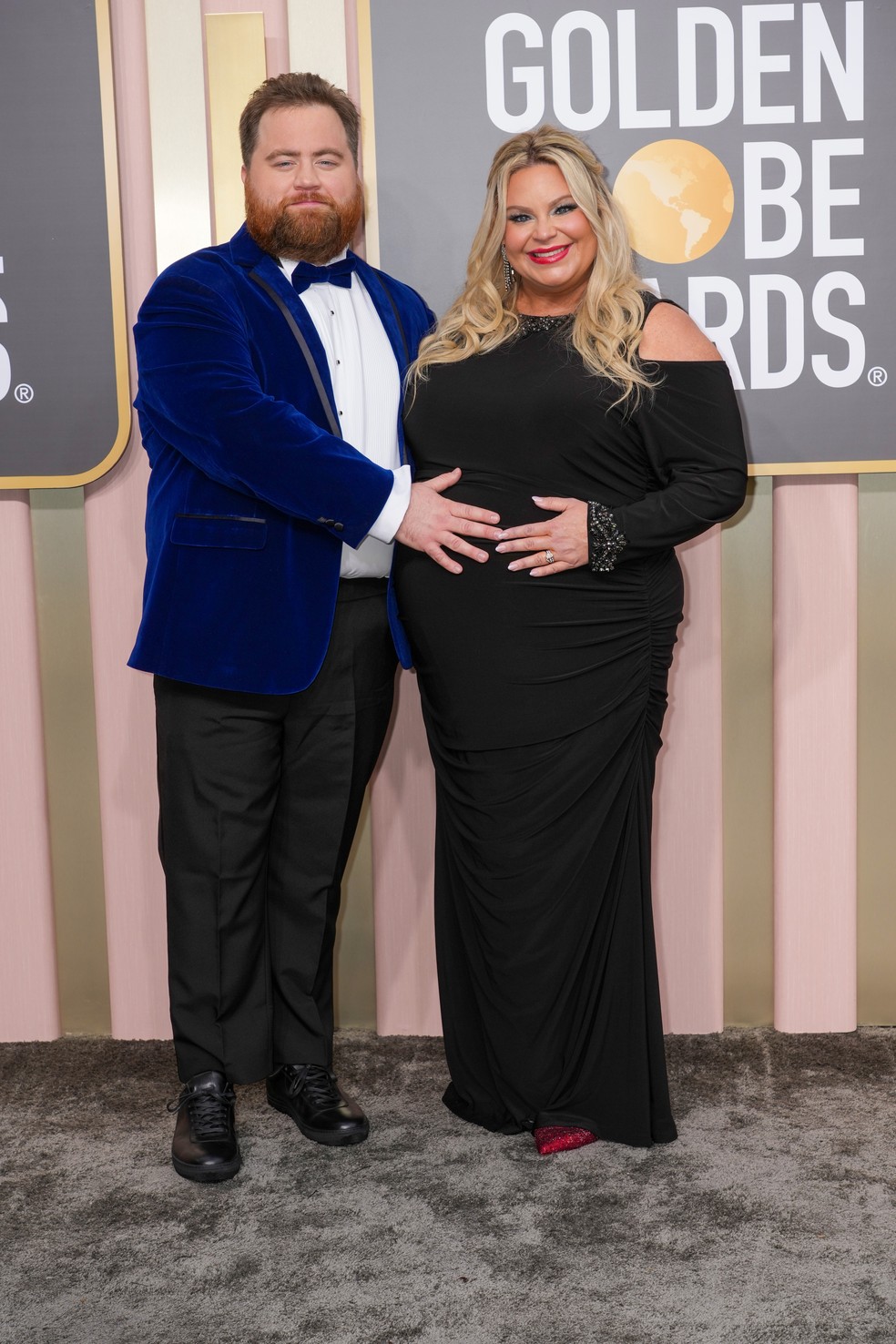 Paul Walter Hauser e Amy Boland — Foto: Getty Images