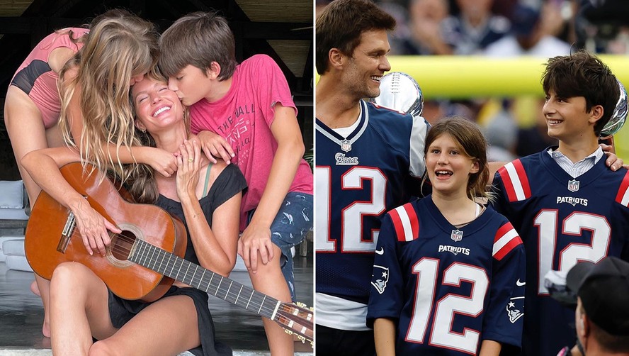 Gisele Bündchen abre o coração sobre o filho ter decidido jogar futebol como Tom Brady