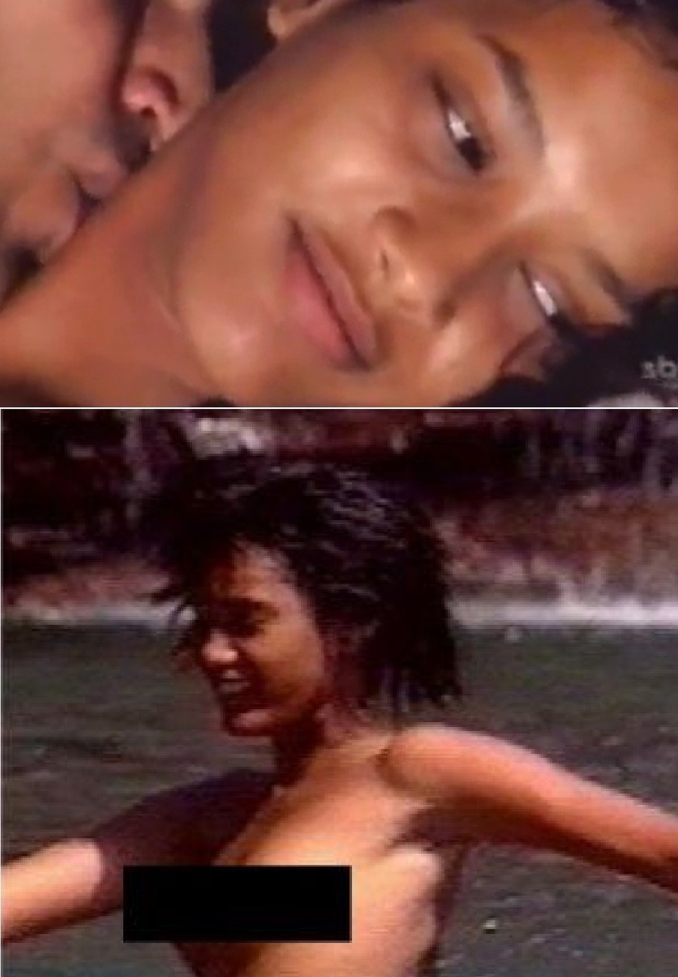 Taís Araujo havia acabo de completar 18 anos quando sua nudez foi exibida em 'Xica da Silva' (Manchete, 1996) — Foto: TV Globo