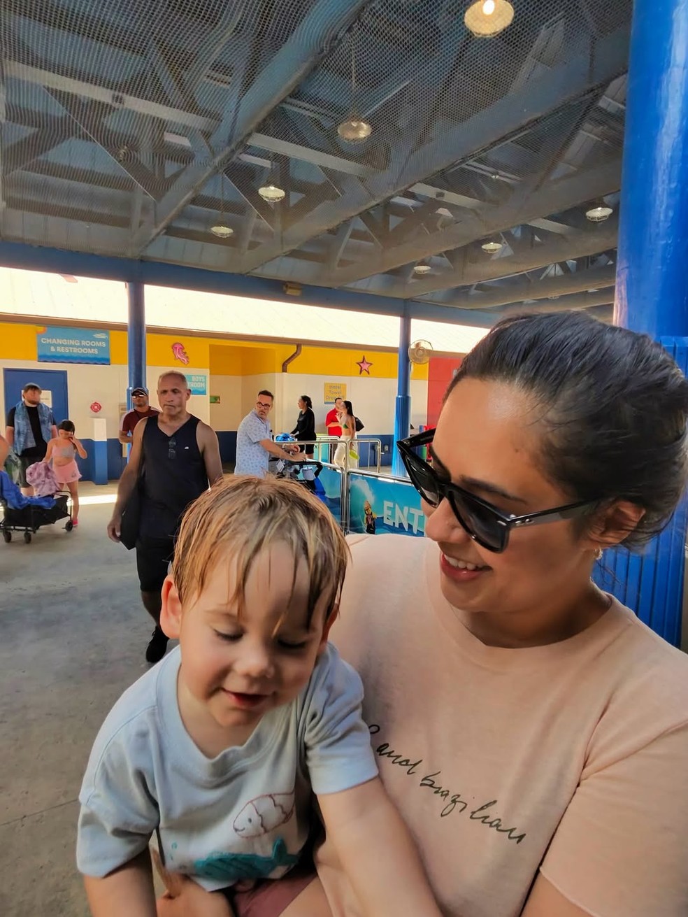 Monyque Isabella e o sobrinho José Leonardo — Foto: Reprodução/Instagram