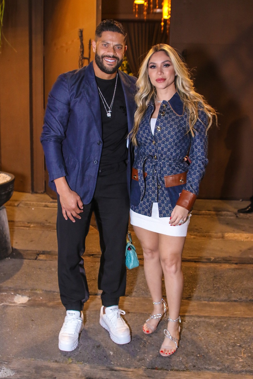 Hulk e Camila Ângelo — Foto: Thiago Duran/BrazilNews