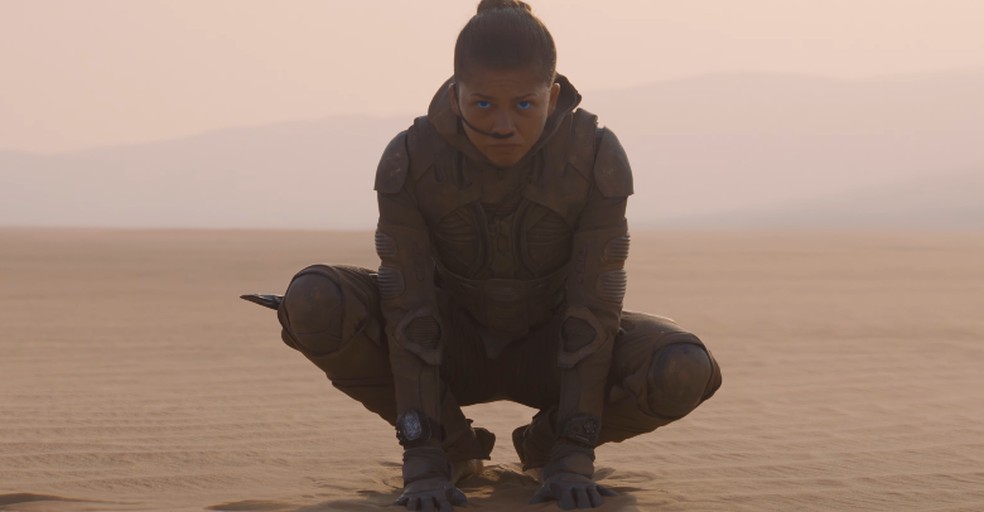 Zendaya no trailer final de 'Duna 3' — Foto: Divulgação/Warner Bros