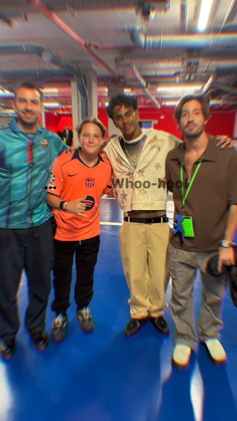 Davi Lucca e Lamine Yamal — Foto: Reprodução/Instagram