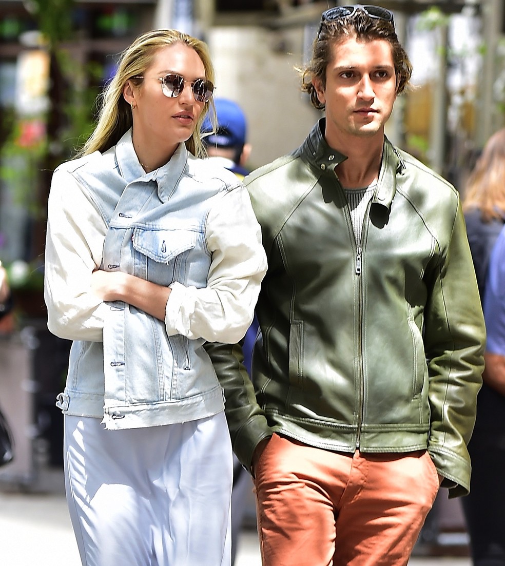 Candice Swanepoel e o modelo brasileiro Hermann Nicoli — Foto: Getty Images