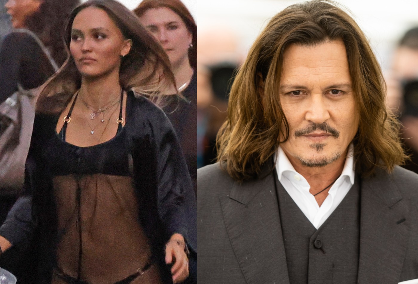 Filha de Johnny Depp surge com transparência e de peças íntimas nas gravações de novo filme sobre a Playboy
