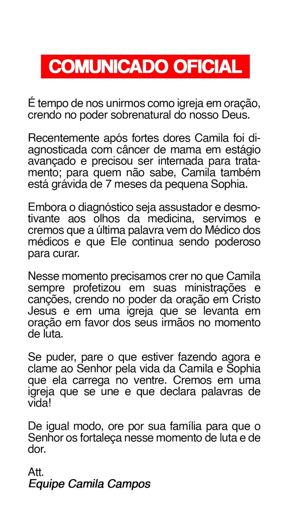 Story de Camila Campos — Foto: Reprodução/Instagram