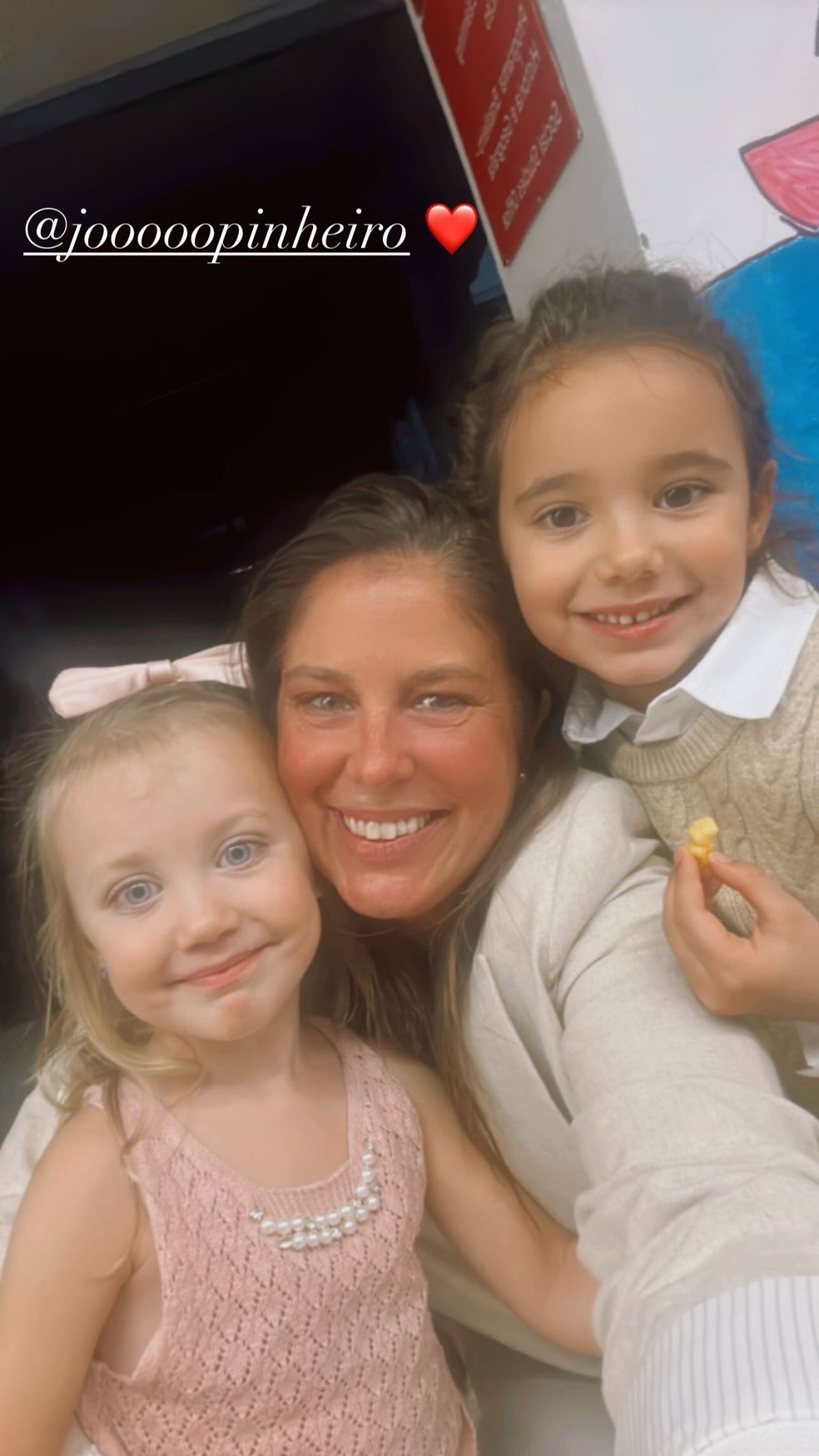 Ticiane Pinheiro e Roberto Justus se encontram para assistir à ...