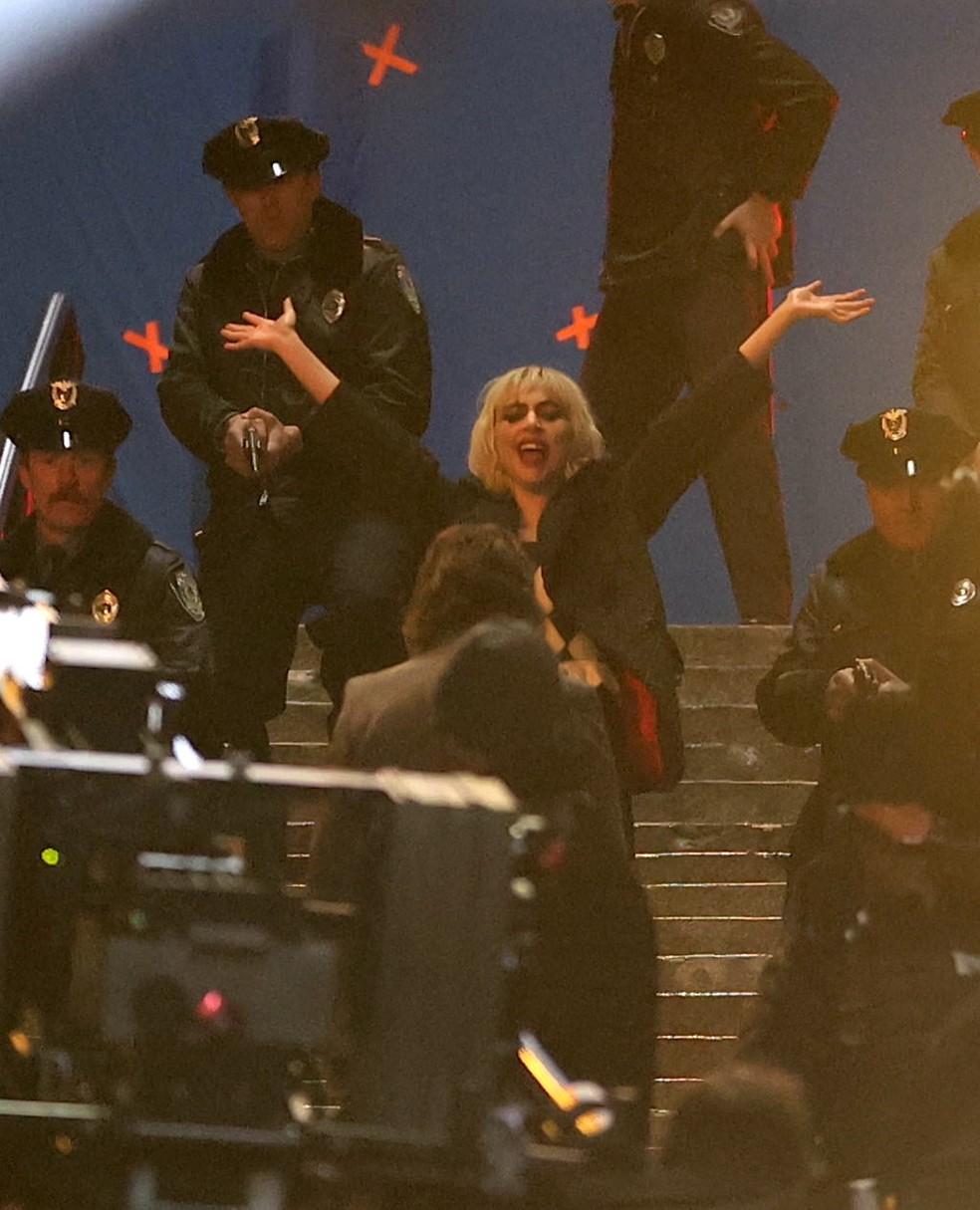 Lady Gaga e Joaquin Phoenix — Foto: Getty Images