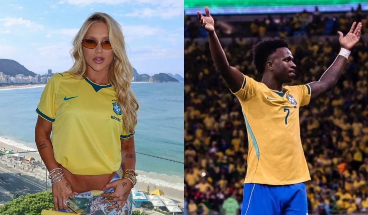 Virginia Fonseca agradece apoio de Vini Jr. após xingamentos em amistoso da  Seleção