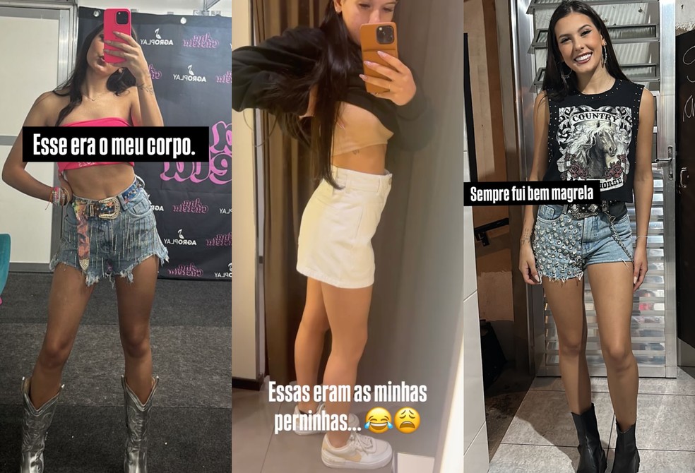 Ana Castela antes — Foto: Reprodução/Instagram