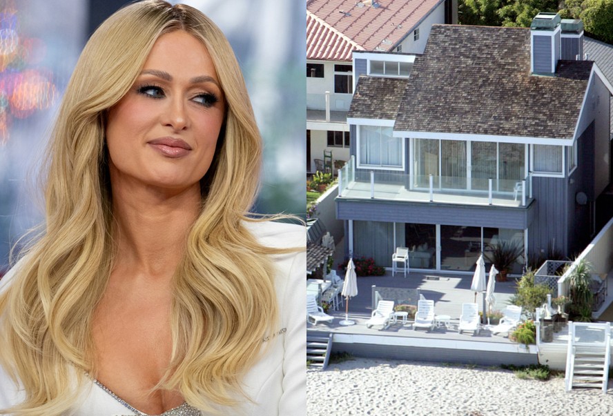 A mansão praiana de Paris Hilton