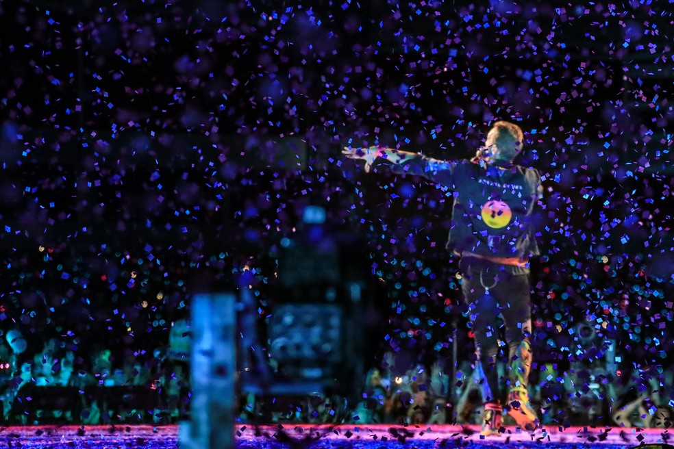 Coldplay se apresenta no Rio — Foto: Victor Chapetta/Agnews