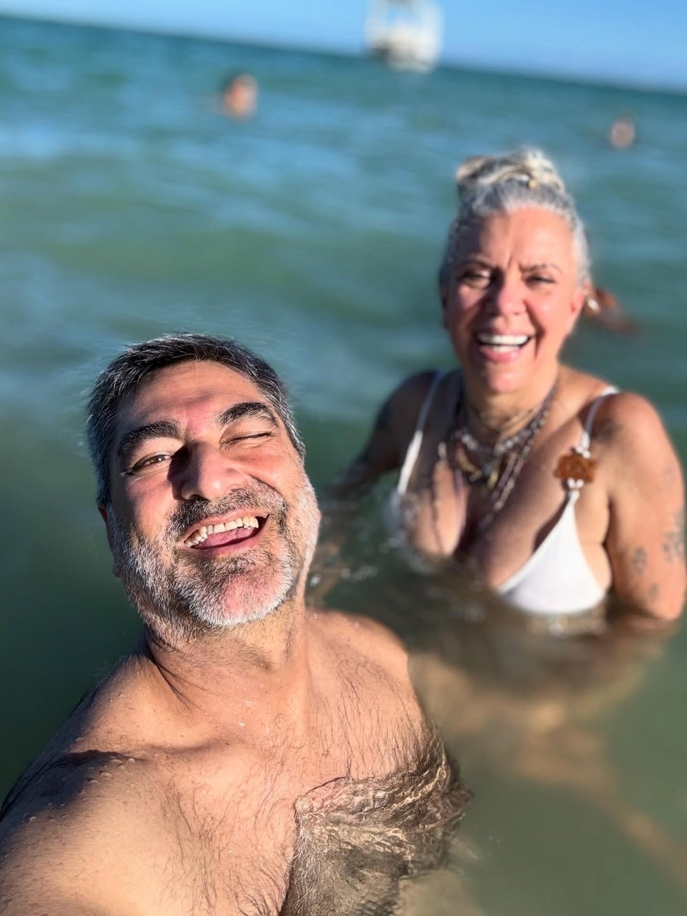 Zeca Camargo e Astrid Fontenelle — Foto: Reprodução/Instagram