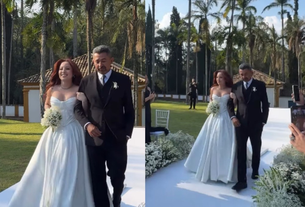 Mari Fernandez e Júlia Ribeiro se casam em cerimônia luxuosa no ...