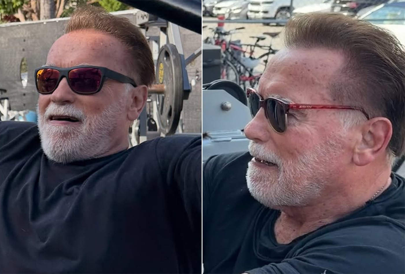Arnold Schwarzenegger faz 79 anos e mostra braços musculosos em treino - QTU Questões do Universo