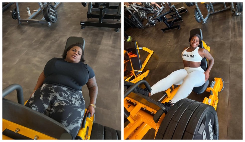 Jojo Todynho antes e depois de emagrecer mais de 90 quilos — Foto: Reprodução/Instagram