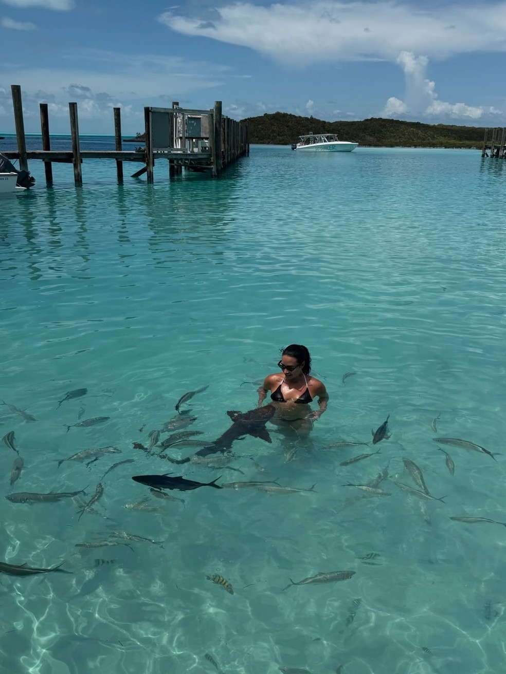 Demi Lovato nas Bahamas &mdash; Foto: Reprodu&ccedil;&atilde;o/Instagram