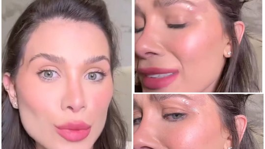 Flavia Pavanelli queima o rosto durante tutorial de beleza