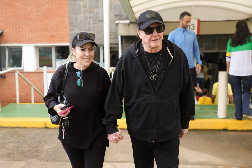 Fábio Jr e a esposa, Fernanda Pascucci — Foto: Brazil News