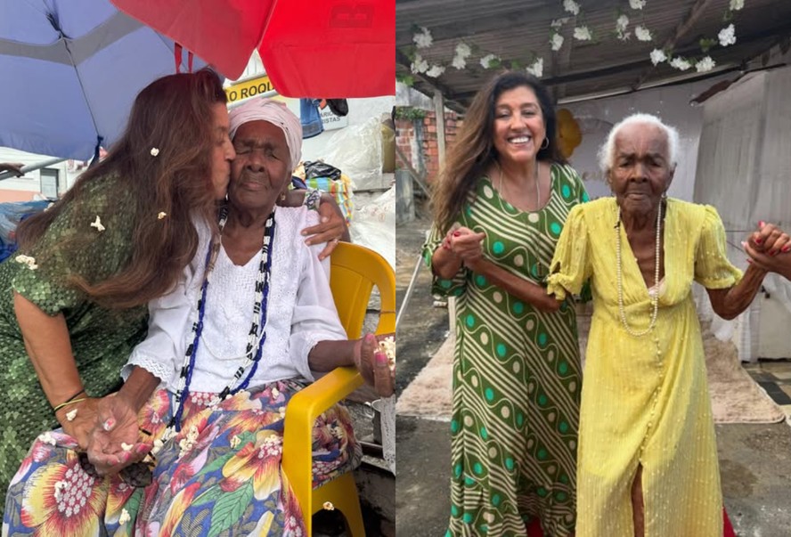 Regina Casé lamenta morte da amiga, Dona Matilde, aos 102 anos