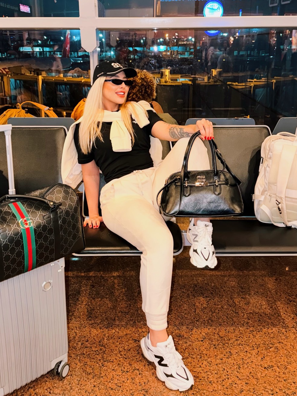 Jessica de Paula chegando em Madri &mdash; Foto: Reprodu&ccedil;&atilde;o/Instagram