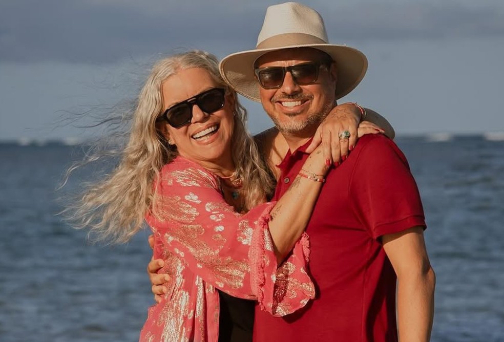 Astrid Fontenelle e Fausto Franco — Foto: Reprodução/Instagram