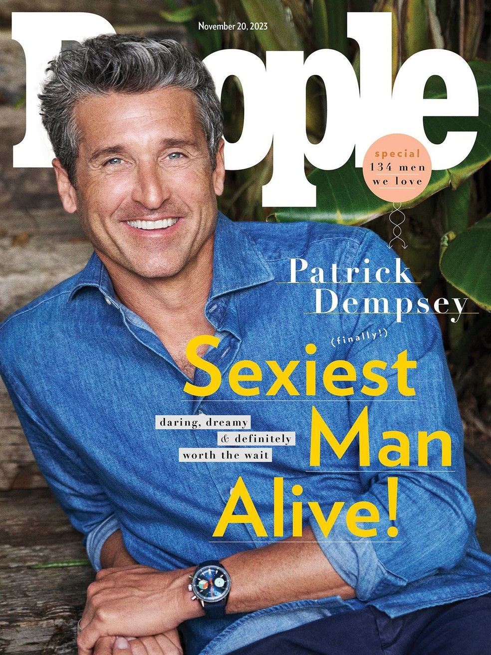 Aos 57 anos, Patrick Dempsey é eleito o homem mais sexy do mundo pela