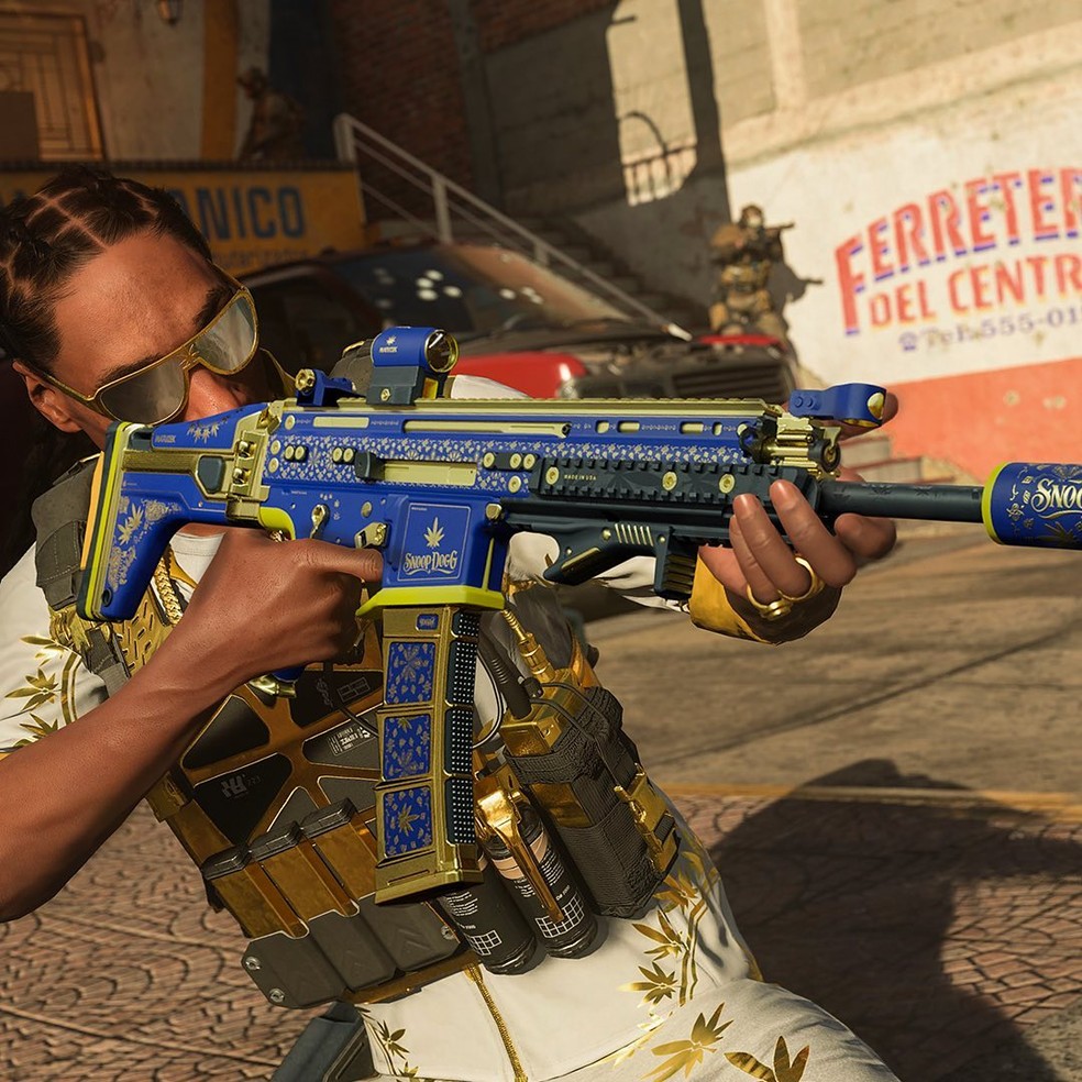 Snoop Dogg em 'Call of Duty: Warzone' — Foto: Reprodução Instagram