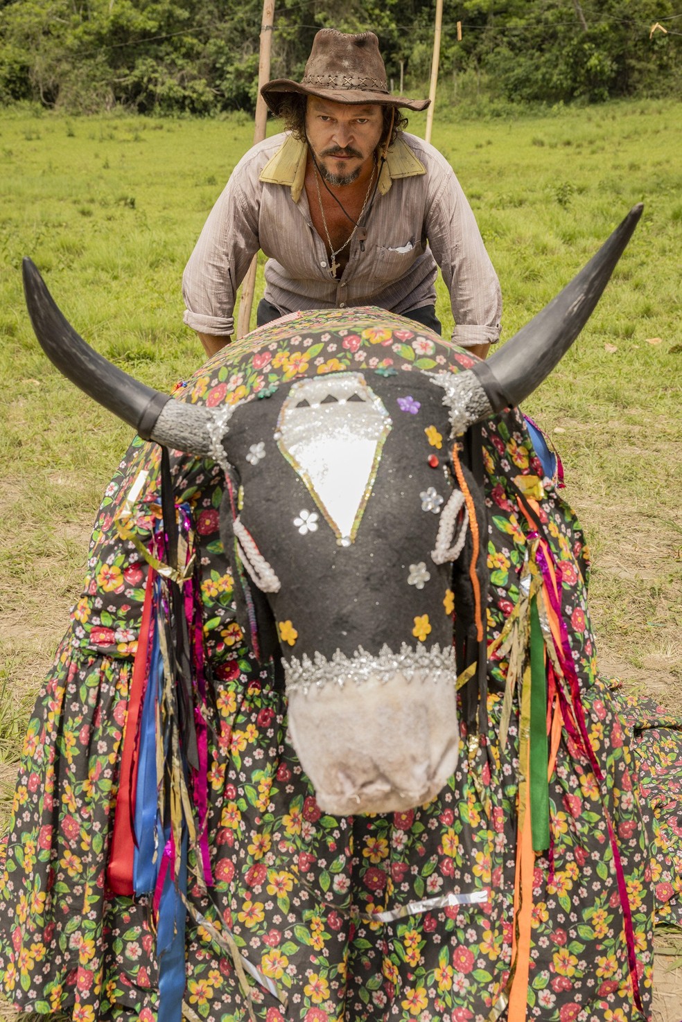 Fábio Lago, caracterizado como Venâncio, em 'Renascer' (Globo, 2024) — Foto: Fábio Rocha/TV Globo