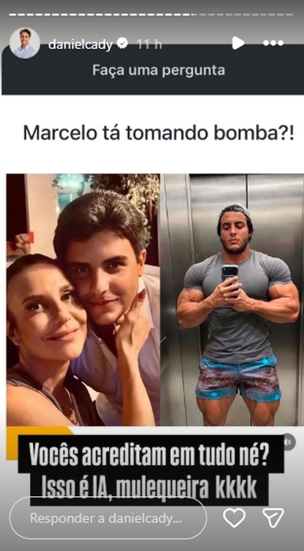 Post de Daniel Cady — Foto: Reprodução/Instagram