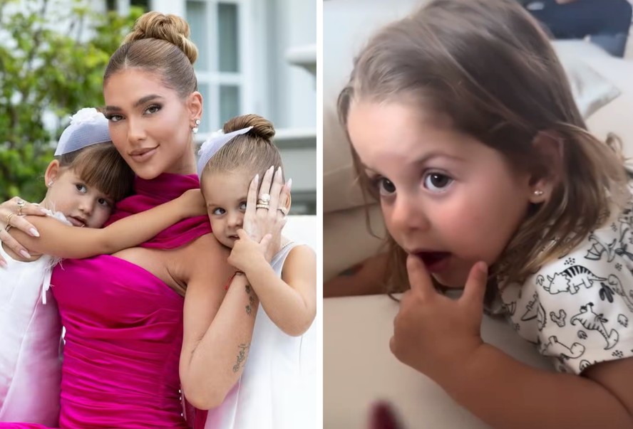 Virginia reage após pegar filha mentindo que levou beliscão de babá