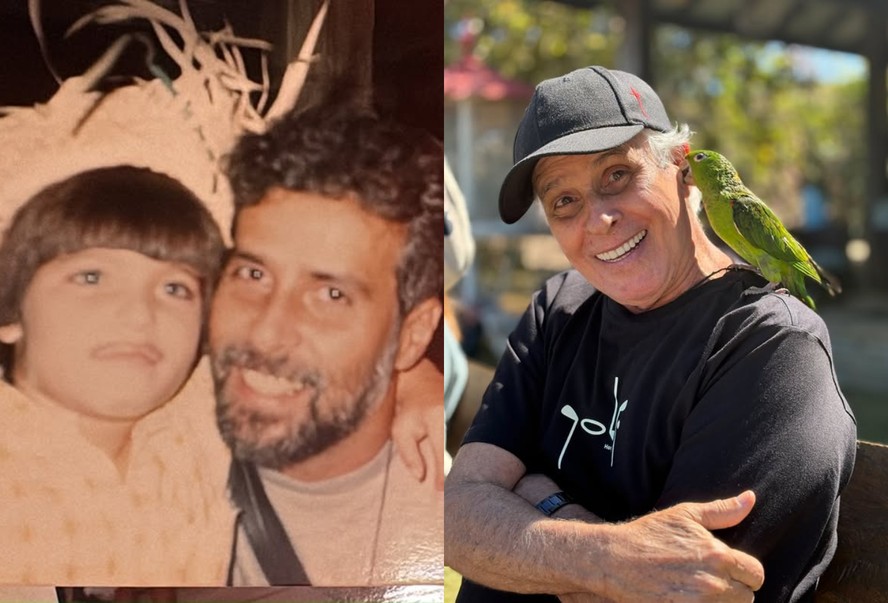 Bruno Gagliasso e pai