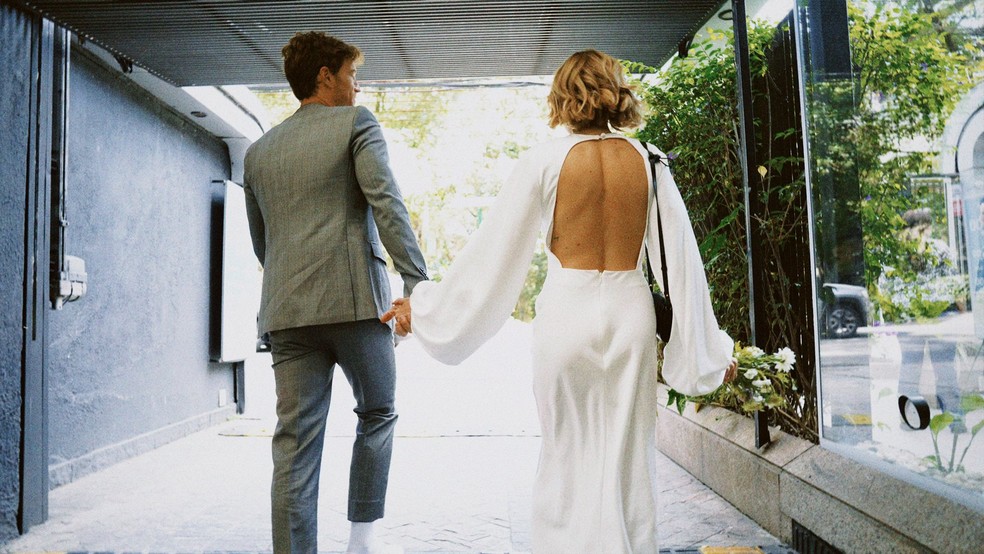 Isa Scherer e Rodrigo Calazans se casam — Foto: Reprodução/Instagram
