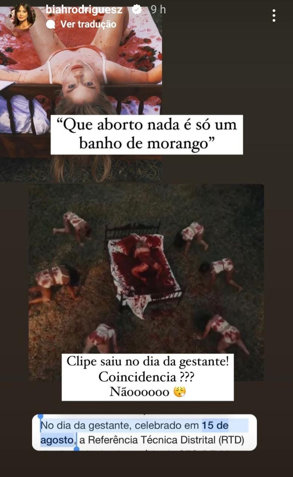 Biah Rodrigues critica Lu&iacute;sa Sonza &mdash; Foto: Reprodu&ccedil;&atilde;o/Instagram