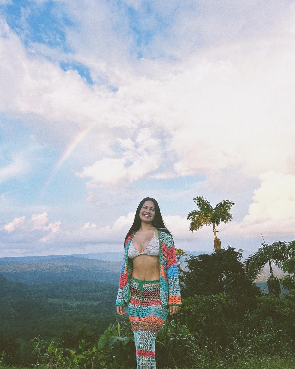 Helena Gualinga é apontada como namorada de Shawn Mendes — Foto: Reprodução / Instagram