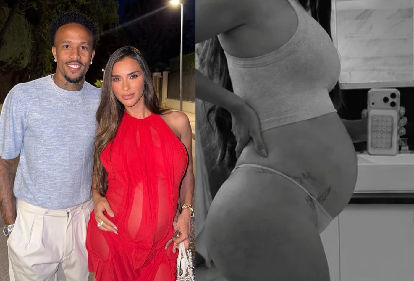 Tainá Militão mostra evolução da gravidez e celebra 34 semanas: 