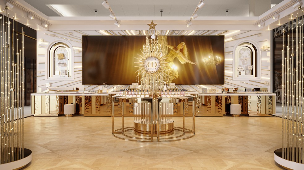 Dior Beauty abre boutiques temporárias com experiências imersivas no universo da marca — Foto: Divulgação