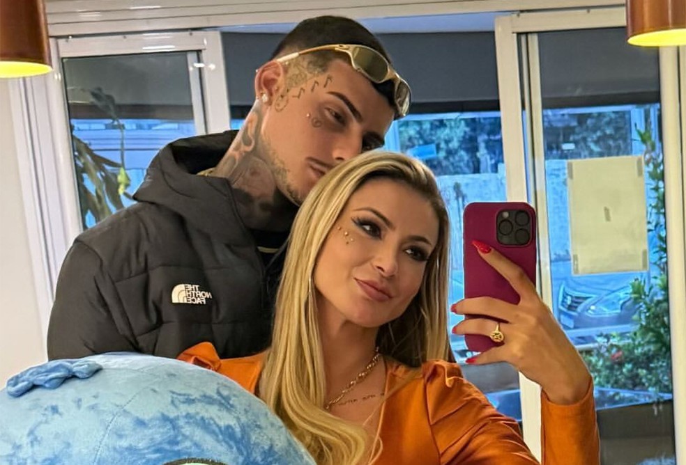 Andressa Urach e Cassiano França — Foto: Reprodução/Instagram