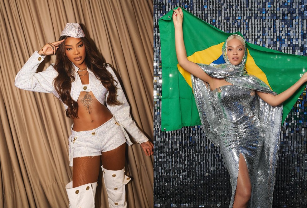 Ludmilla e Beyonc&eacute; &mdash; Foto: Reprodu&ccedil;&atilde;o/Instagram