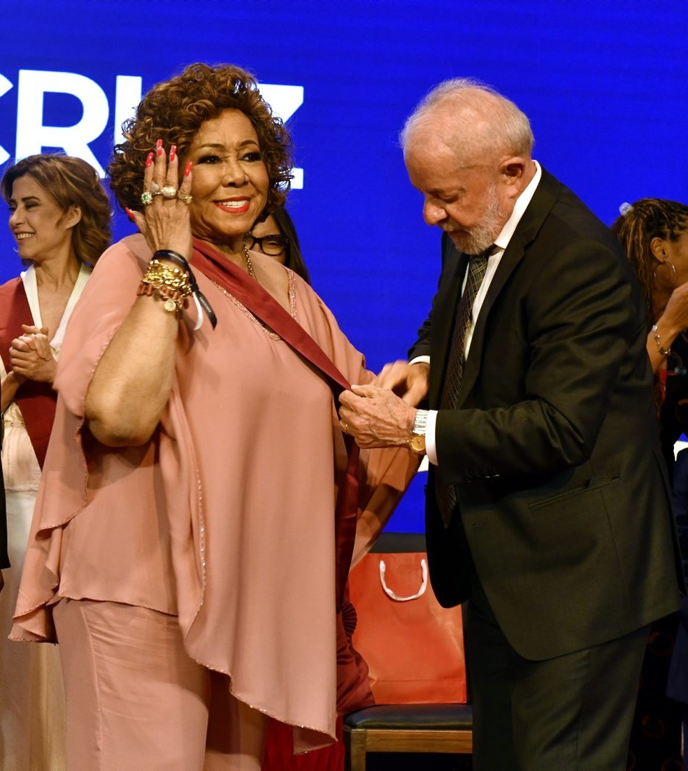 Alcione e Lula &mdash; Foto: Cristina Granato/Divulga&ccedil;&atilde;o