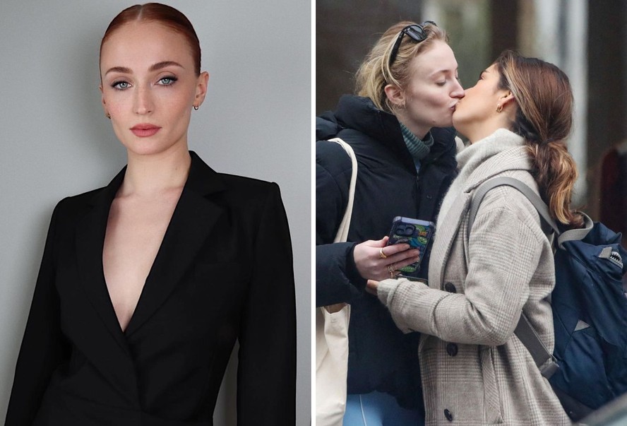 Após separação e novo namoro, Sophie Turner beija amiga na boca em encontro