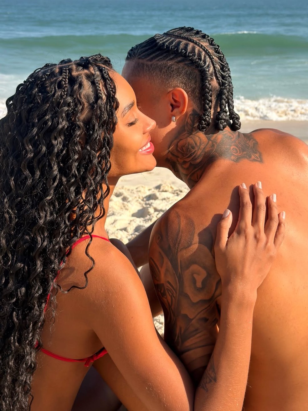 Giovanna Jacobina e o namorado, Breno Fagundes — Foto: Reprodução/Instagram