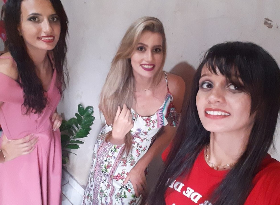 Calita Franciele em fotos antigas — Foto: Reprodução/Instagram