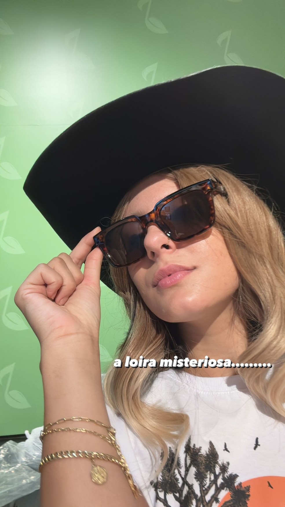 Ana Castela com cabelos loiros — Foto: Reprodução/Instagram