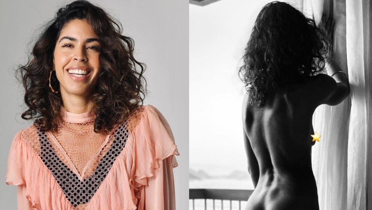 Bela Gil mostra foto nua no Dia do Sexo e filha brinca: 